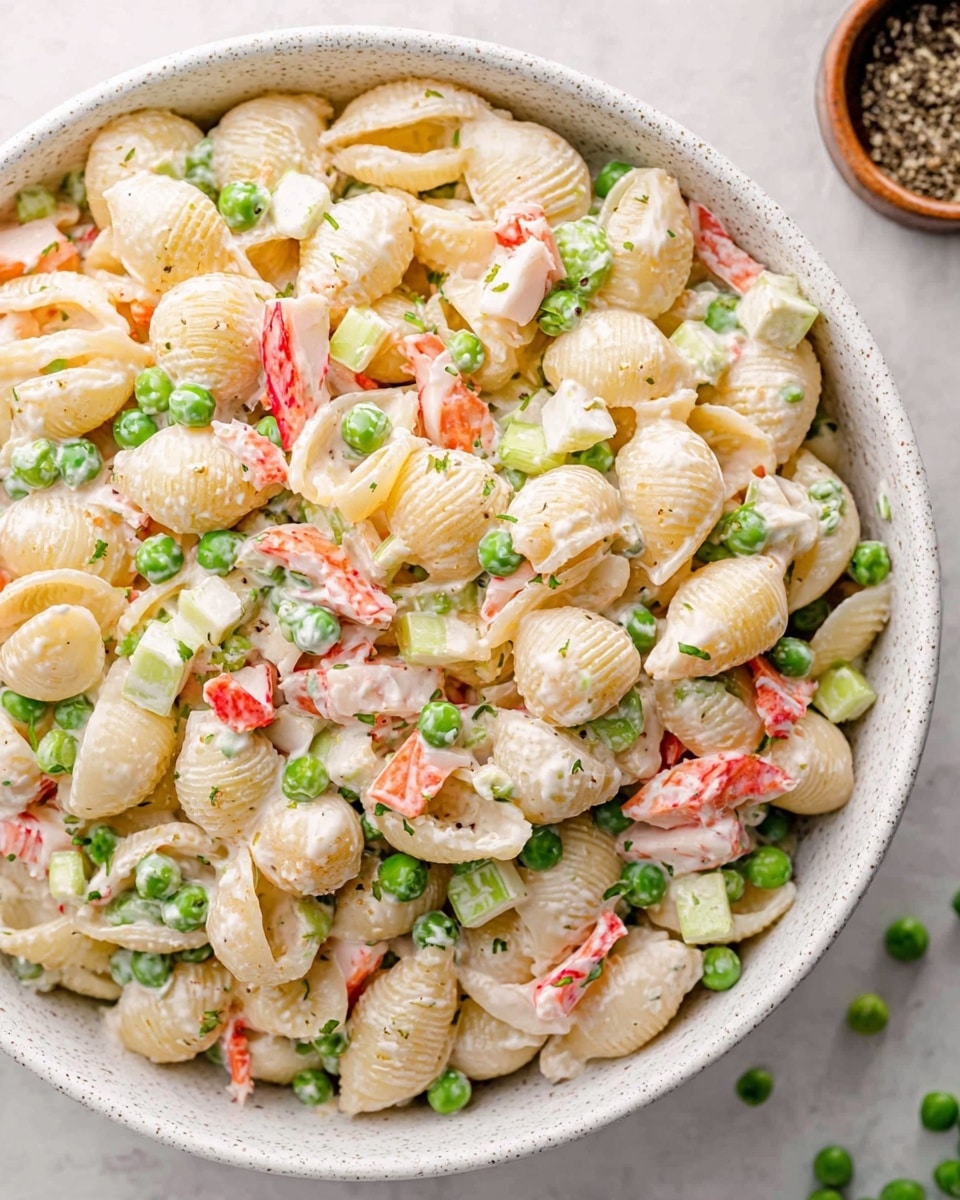 Crab Pasta Salad with Lemon, Dill, and Old Bay Seasoning Recipe