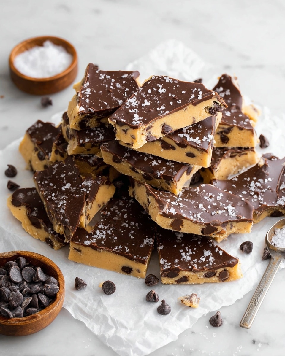 Healthy Cookie Dough Bark Recipe
