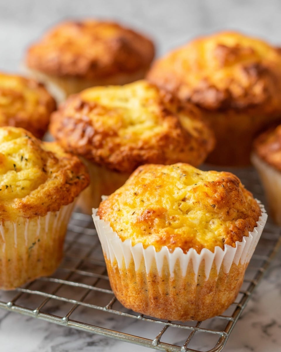High Protein Cheese & Egg Muffins Recipe