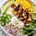 Street Corn Chicken Rice Bowl Recipe