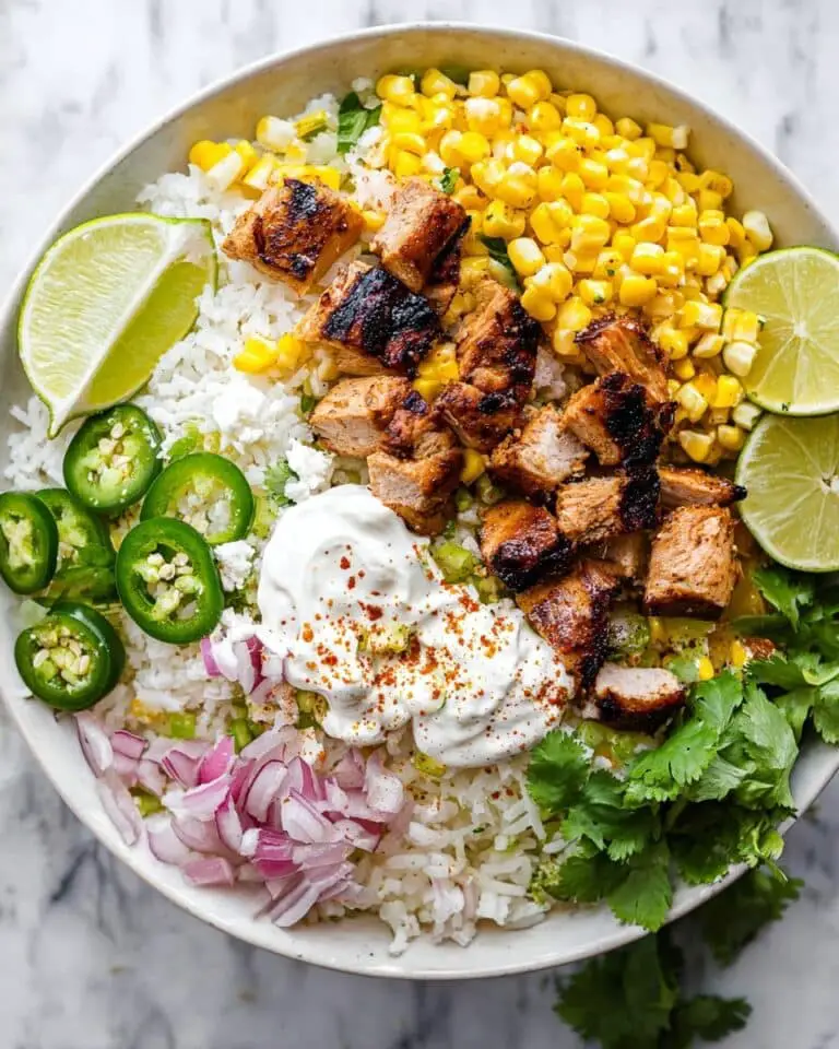 Street Corn Chicken Rice Bowl Recipe