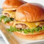 Homemade Smash Chicken Burgers Recipe