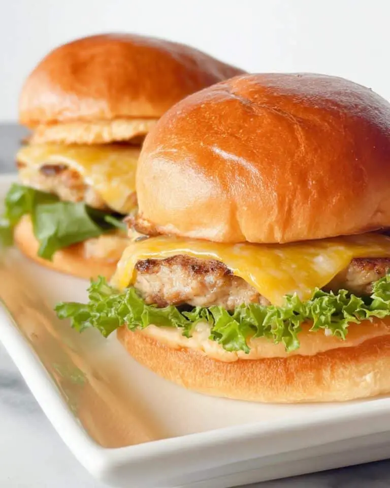 Homemade Smash Chicken Burgers Recipe