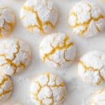 30 Minute Lemon Crinkle Cookies with Fresh Lemon Recipe