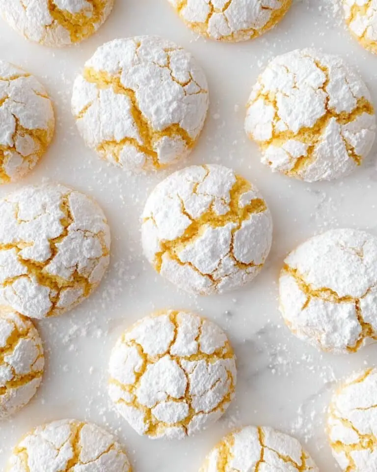 30 Minute Lemon Crinkle Cookies with Fresh Lemon Recipe