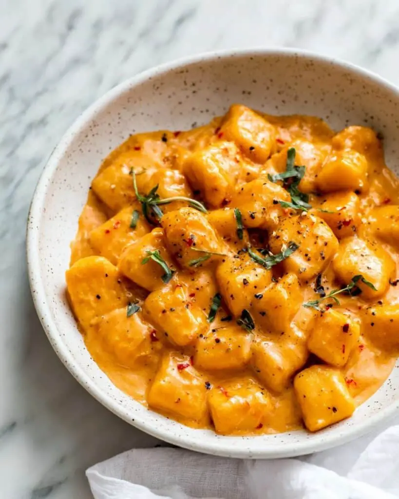 Marry Me Crispy Tofu with Gnocchi – Vegan & Dairy Free Recipe