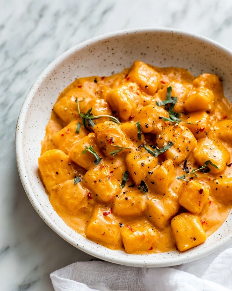 Marry Me Crispy Tofu with Gnocchi – Vegan & Dairy Free Recipe