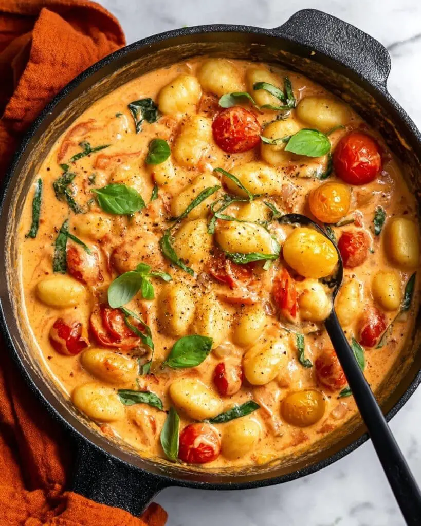 Creamy Roasted Tomato Gnocchi (Vegan & Easy to Make) Recipe