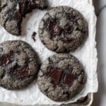 Black Sesame Chocolate Chip Cookies Recipe