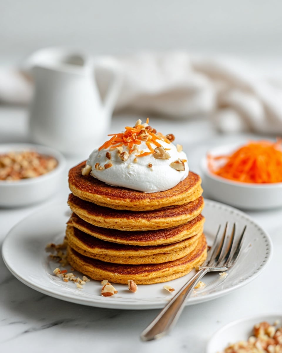Oatmeal Blender Carrot Pancakes Recipe
