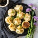 Shiitake Mushroom Dumplings with Honey Teriyaki Sauce Recipe