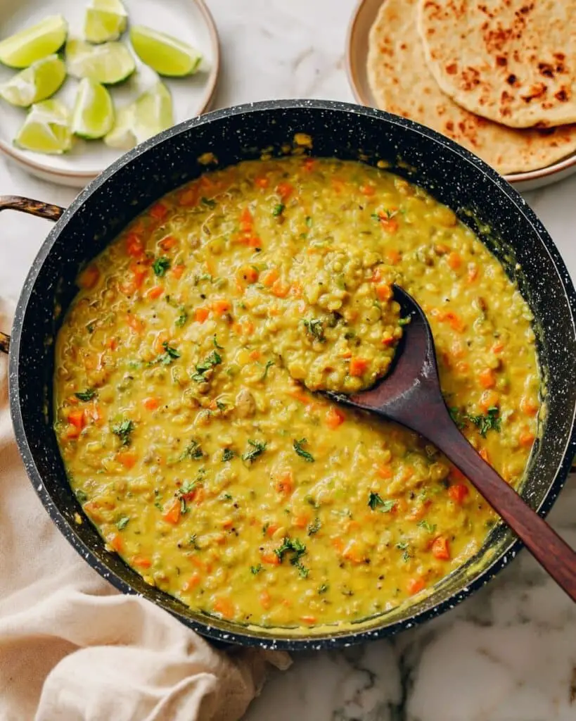 One-Pot Green Lentil Dal Recipe