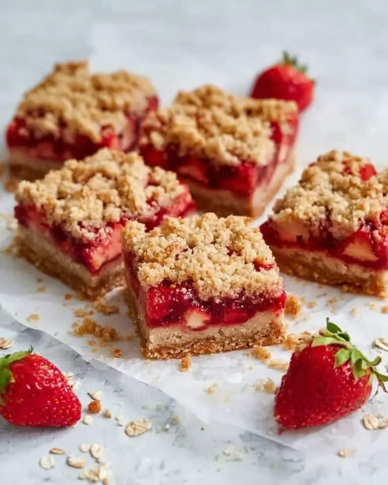 Strawberry Crumble Bars Recipe