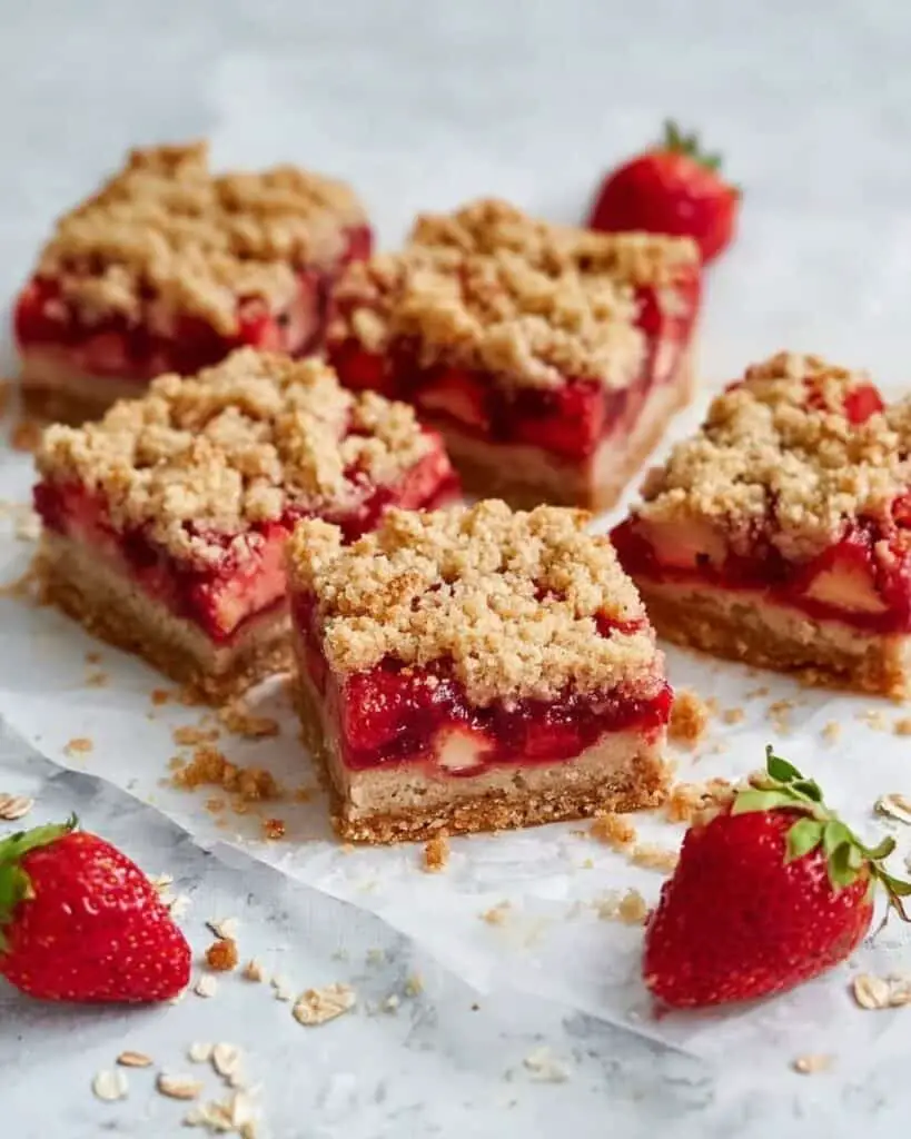 Strawberry Crumble Bars Recipe