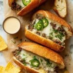 Ground Beef Philly Cheesesteak Sandwich Recipe