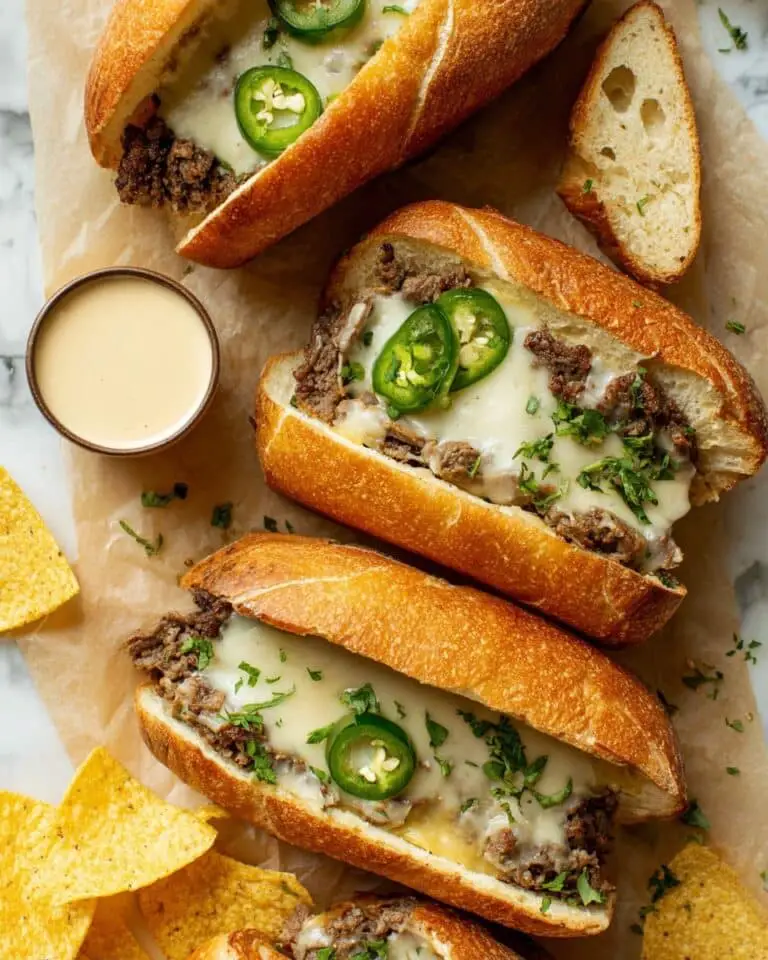 Ground Beef Philly Cheesesteak Sandwich Recipe