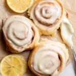 Lemon Rolls with Cream Cheese Frosting Recipe