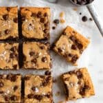 Vegan Chocolate Chip Blondies Recipe