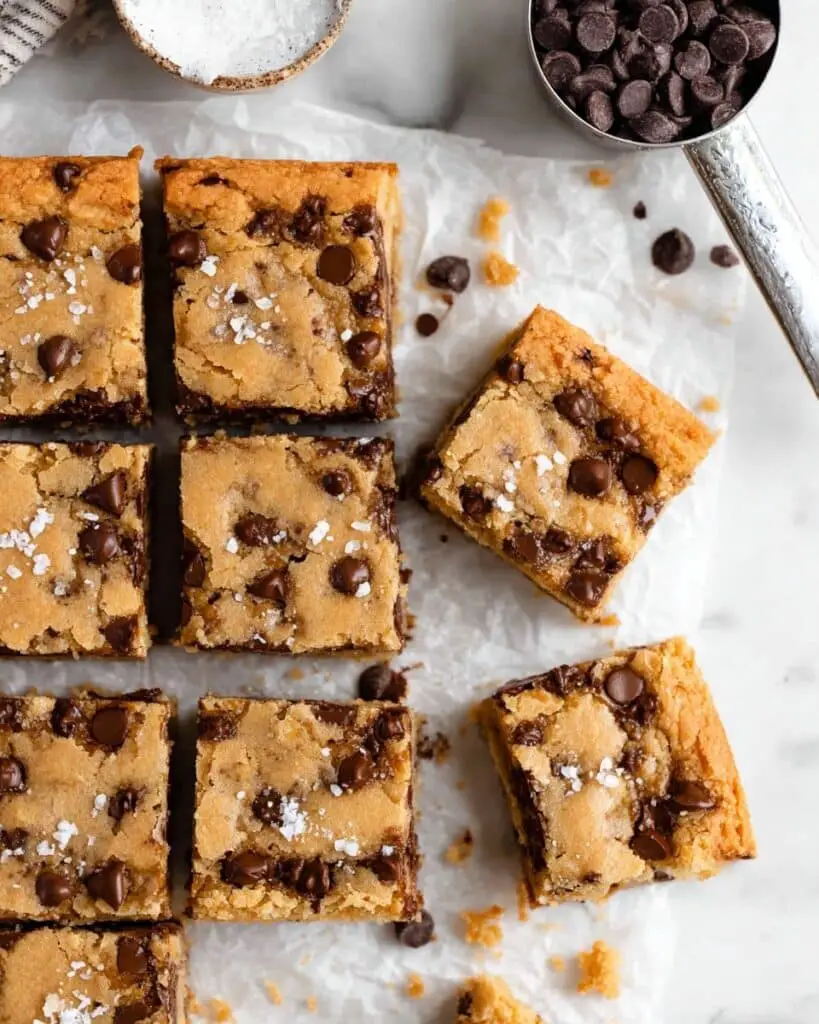 Vegan Chocolate Chip Blondies Recipe