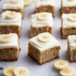 Banana Bread Brownies with Brown Butter Frosting Recipe