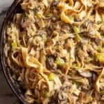 Caramelized Leek and Mushroom Gruyère Pasta Recipe