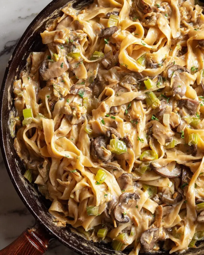 Caramelized Leek and Mushroom Gruyère Pasta Recipe