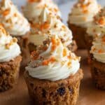 Healthy Carrot Cake Cupcakes Recipe