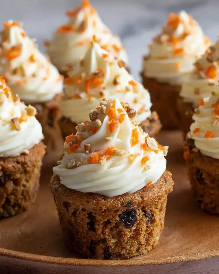 Healthy Carrot Cake Cupcakes Recipe
