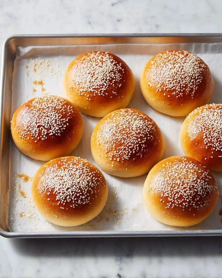 Beautiful Homemade Burger Buns Recipe