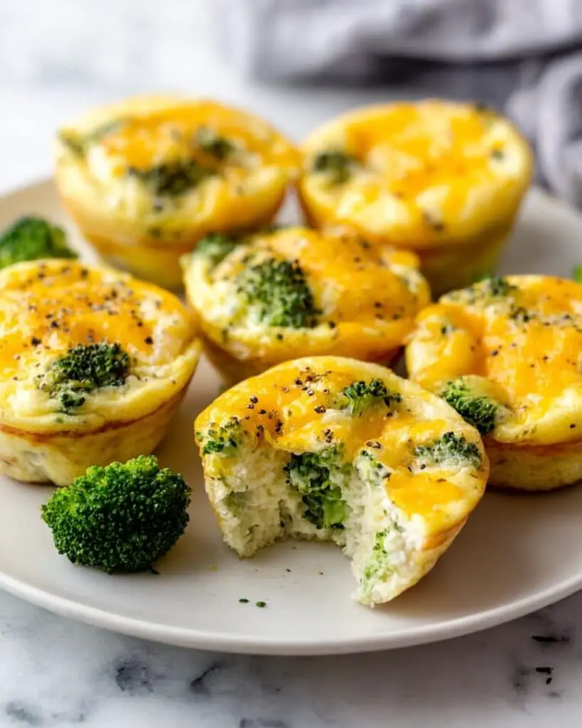 Broccoli and Cheese Egg Muffins Recipe