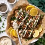 Za'atar Chicken with Lemon Tahini Sauce Recipe