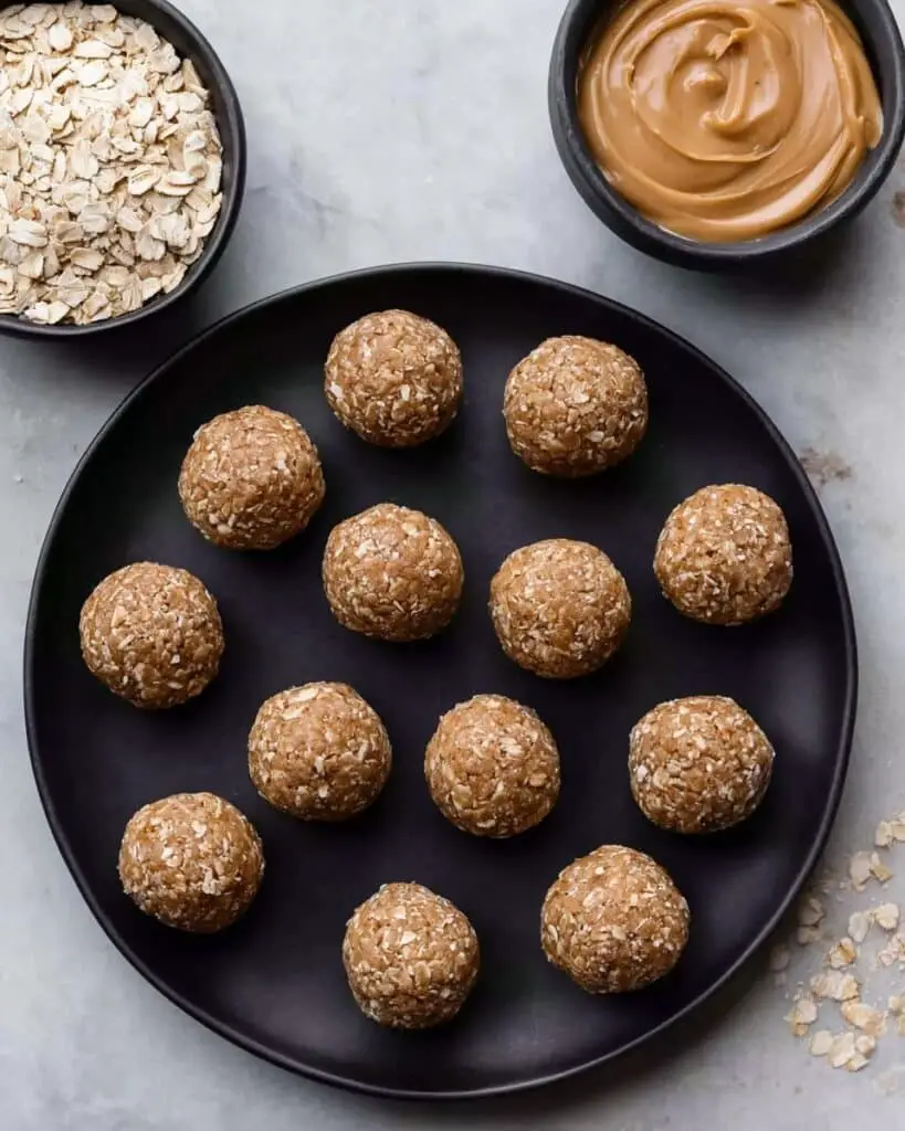 No Bake Almond Butter Balls Recipe