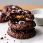 Salted Caramel Dark Chocolate Cookies Recipe