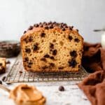 Peanut Butter Quick Bread with Chocolate Chips Recipe