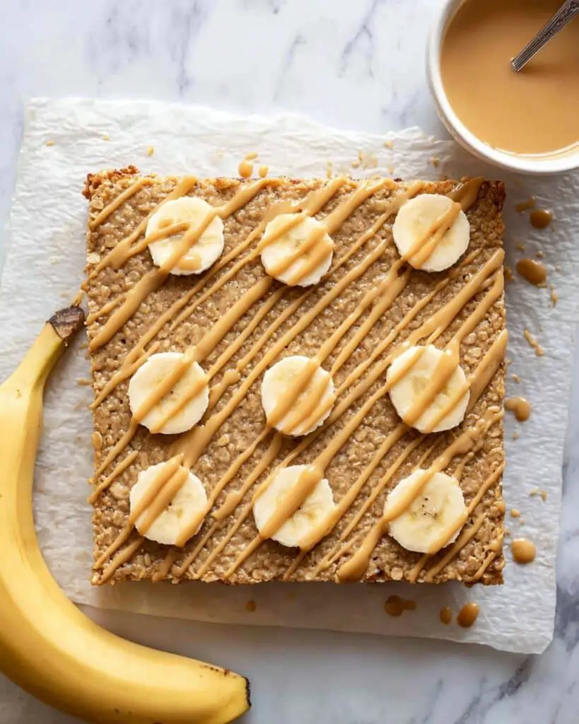 Peanut Butter Banana Baked Oatmeal Recipe