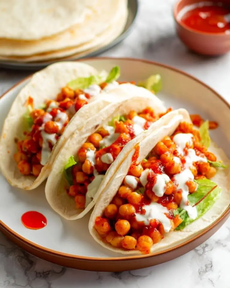 Buffalo Chickpea Tacos Recipe