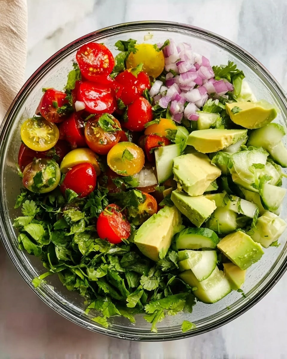 Avocado Salad with Lime and Cilantro Recipe