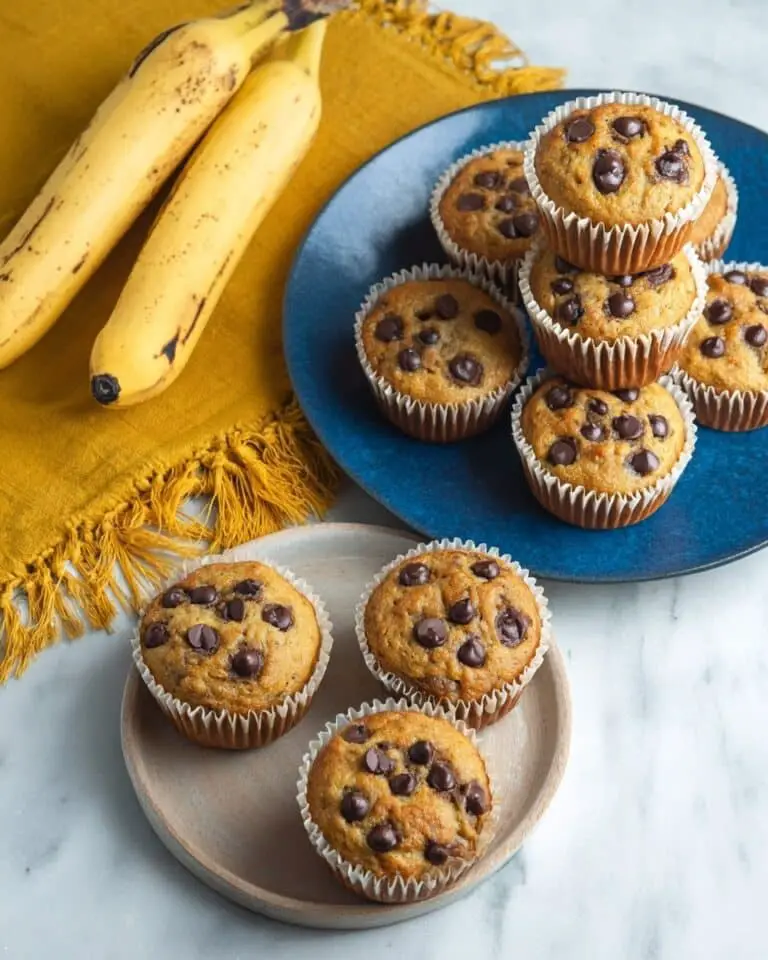 Chickpea Banana Muffins (Gluten-Free, Dairy-Free) Recipe