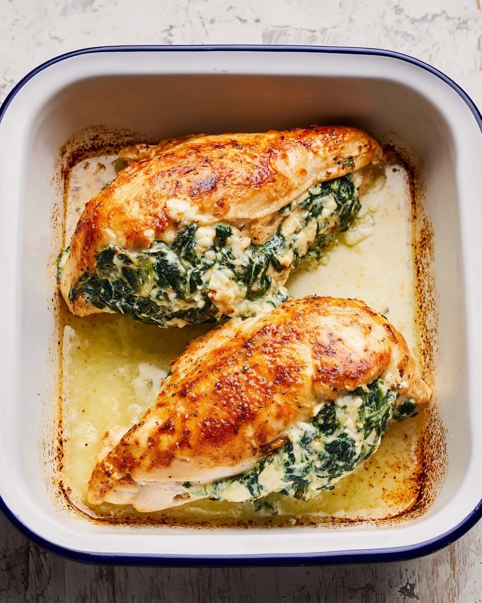 Spinach Stuffed Chicken Breast Recipe