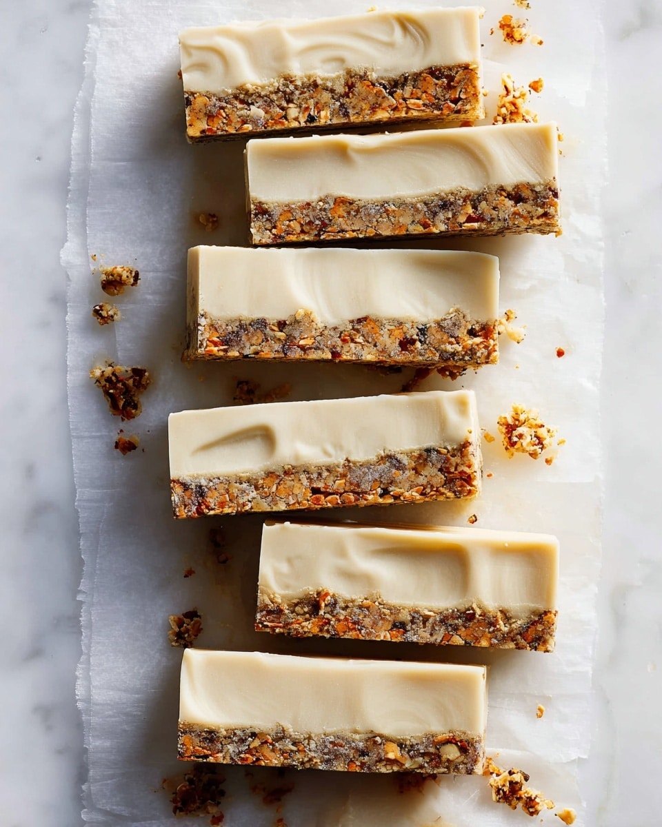 Vegan No-Bake Carrot Cake Bars Recipe