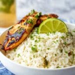 Chili Chicken With Coconut Lime Sauce Recipe