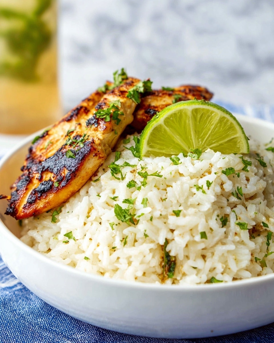 Chili Chicken With Coconut Lime Sauce Recipe