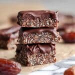 Chocolate Coconut Date Bars Recipe