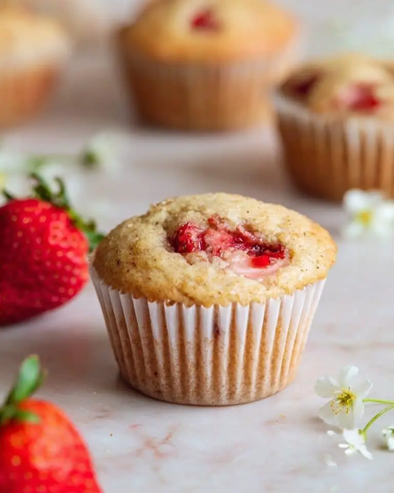 Strawberry Banana Muffins Recipe