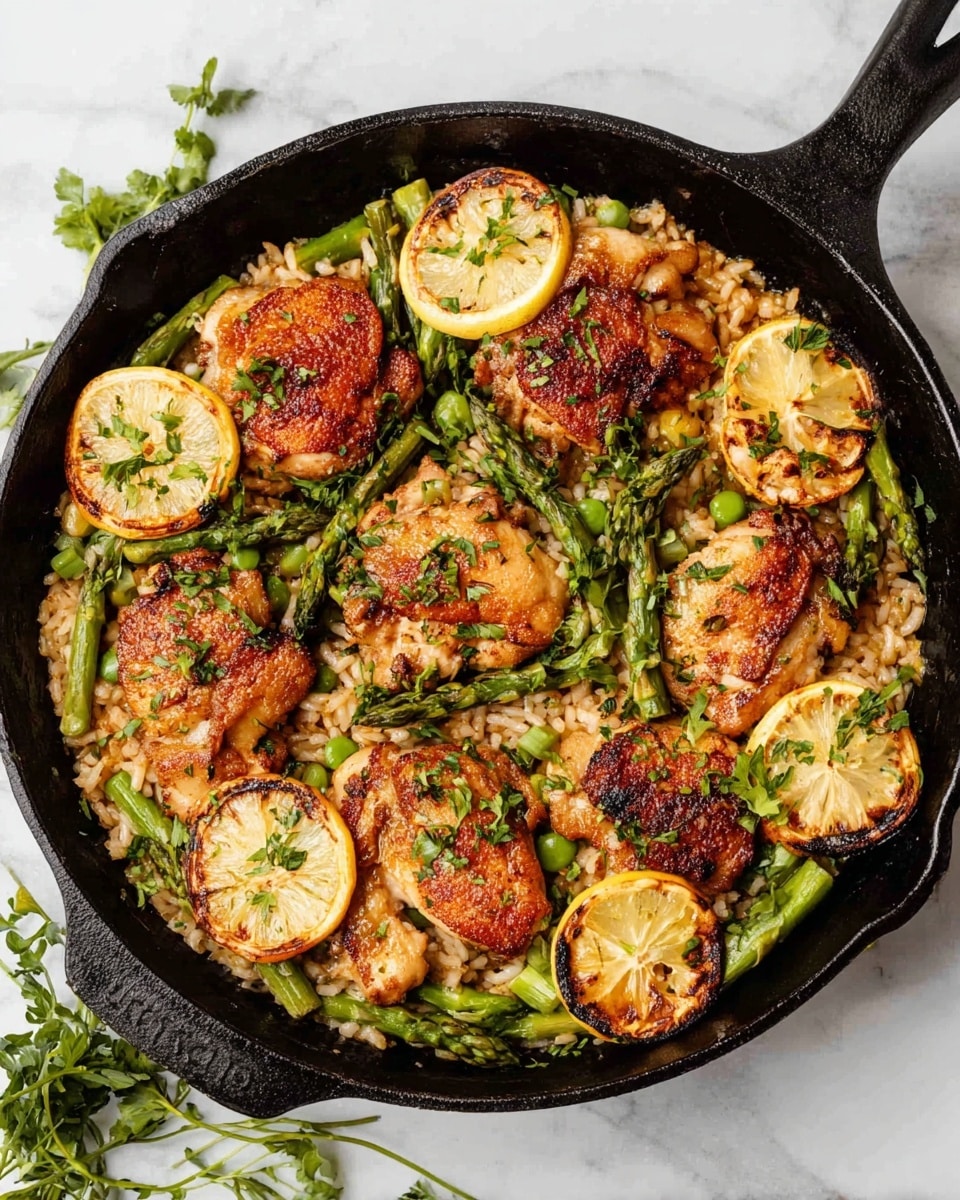 Creamy One Pan Lemon Chicken Orzo Recipe