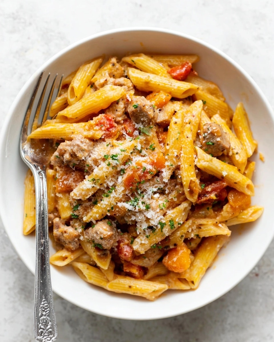Sticky Honey Garlic Turkey Sausage Pasta Skillet: A Flavorful One-Pan Wonder Recipe