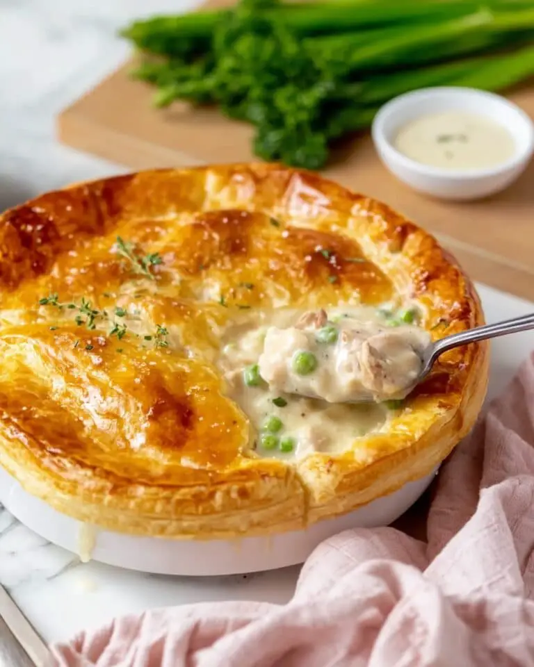 Creamy Chicken and Leek Pot Pie Recipe