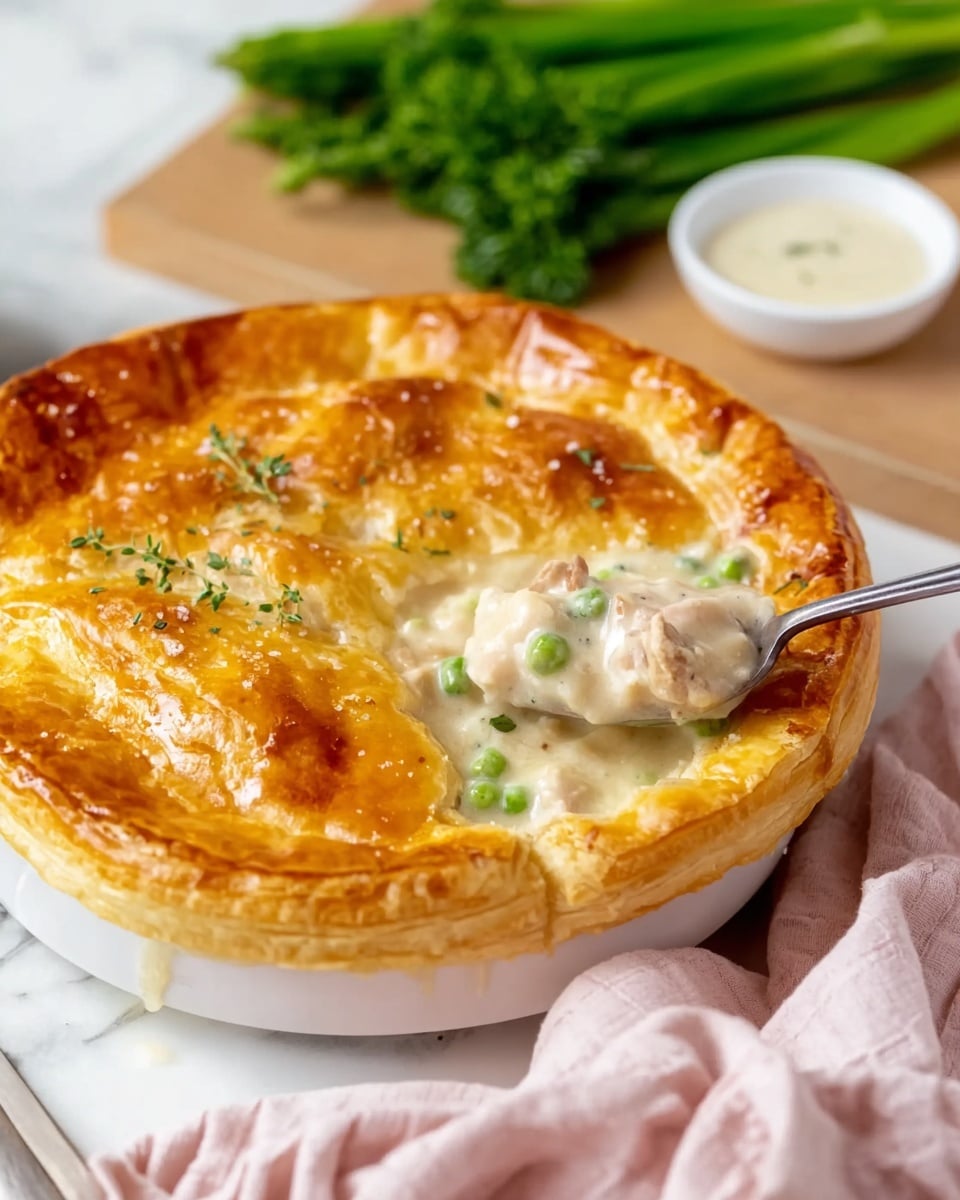 Creamy Chicken and Leek Pot Pie Recipe