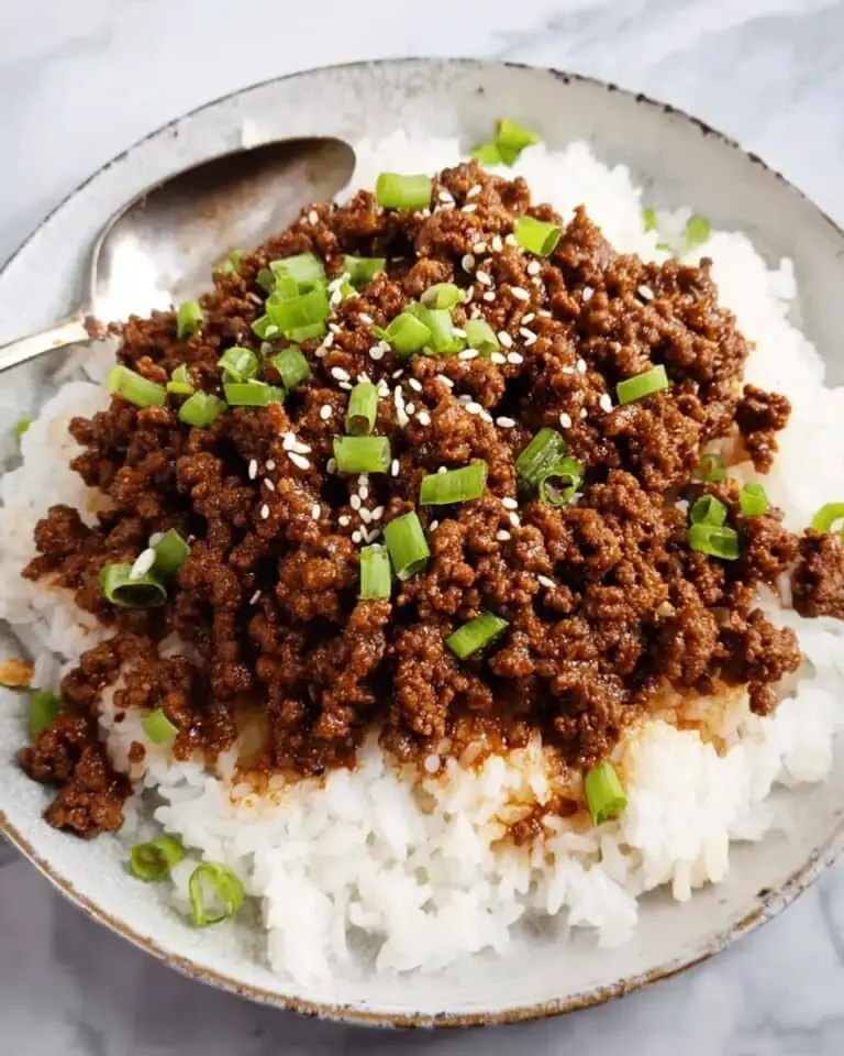 Korean Ground Beef and Rice Bowls Recipe