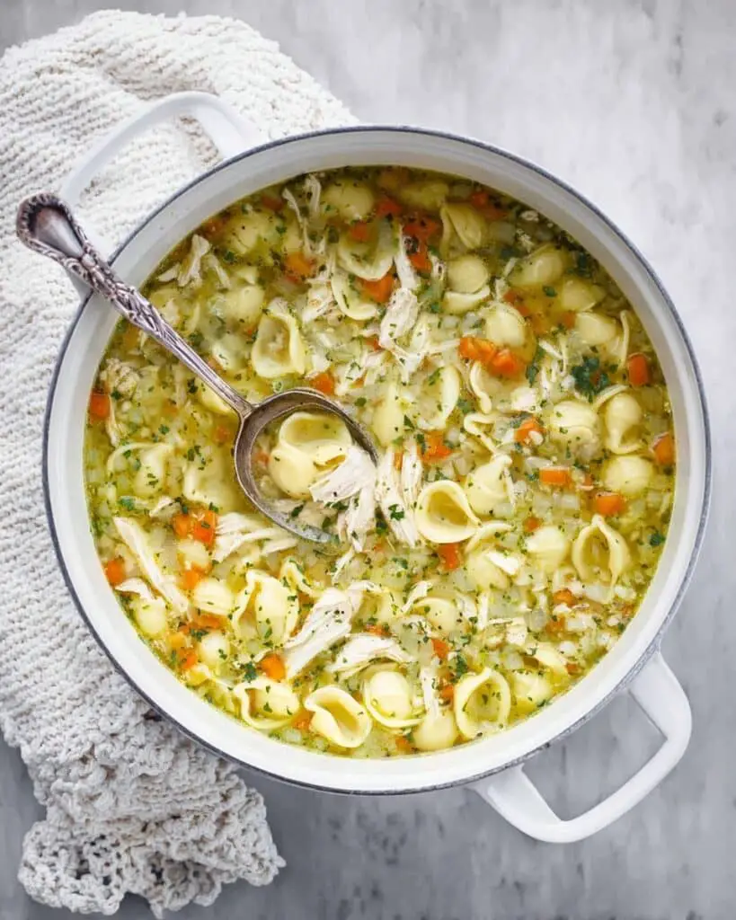 Rotisserie Chicken Tortellini Soup Recipe